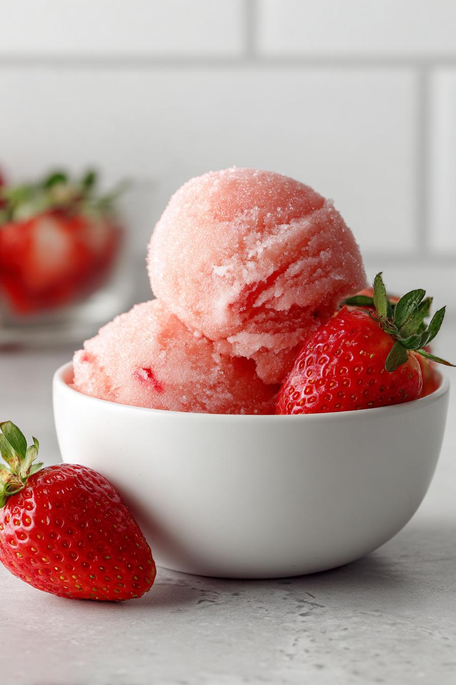 Strawberry Sorbet
