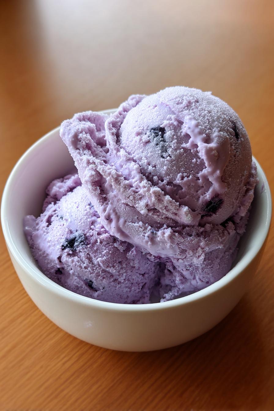 blueberry cottage cheese ice cream