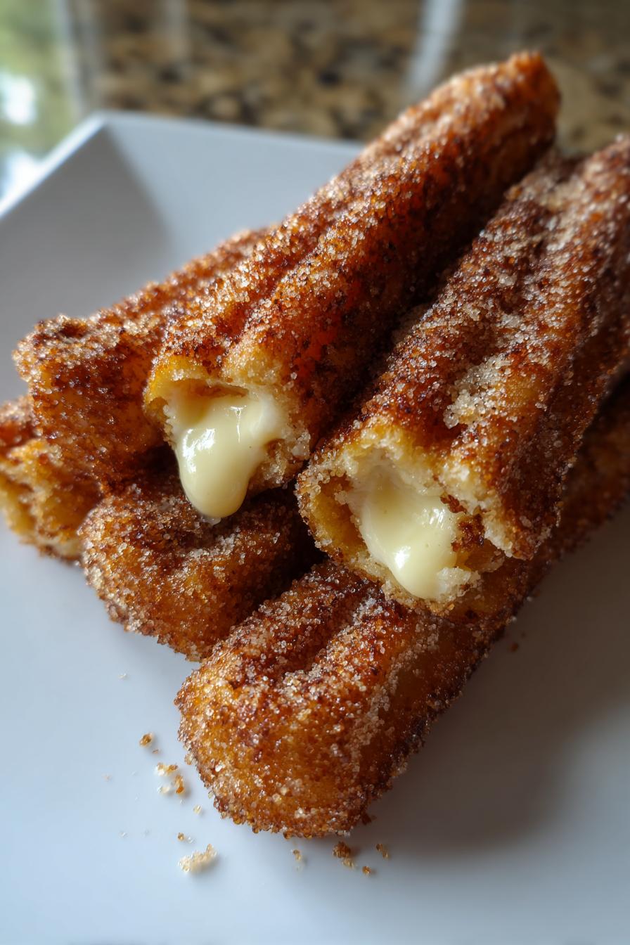 cookie dough cheesecake stuffed churros