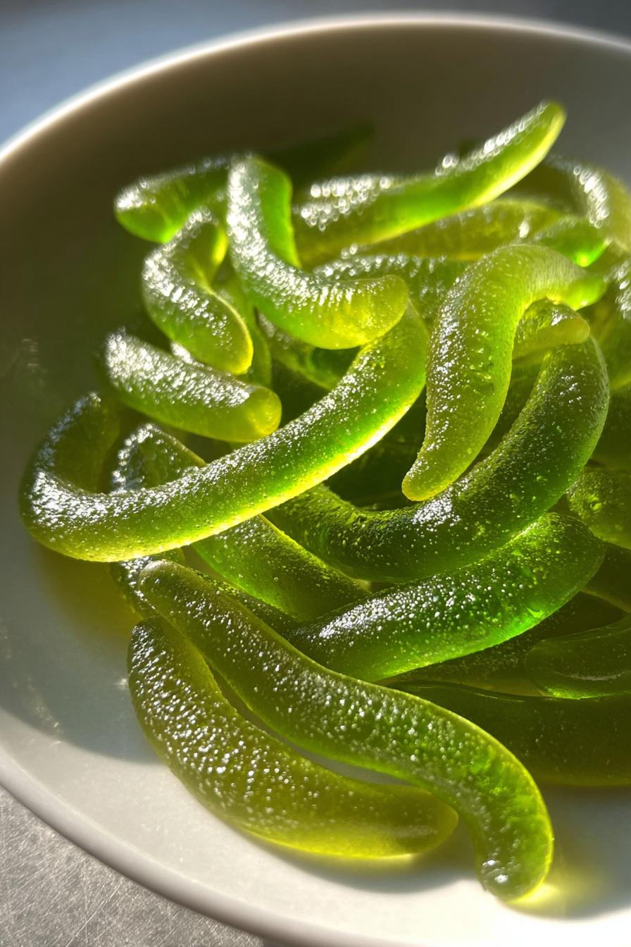 dill pickle gummy worms