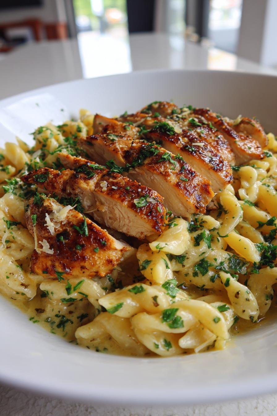 parmesan chicken pasta