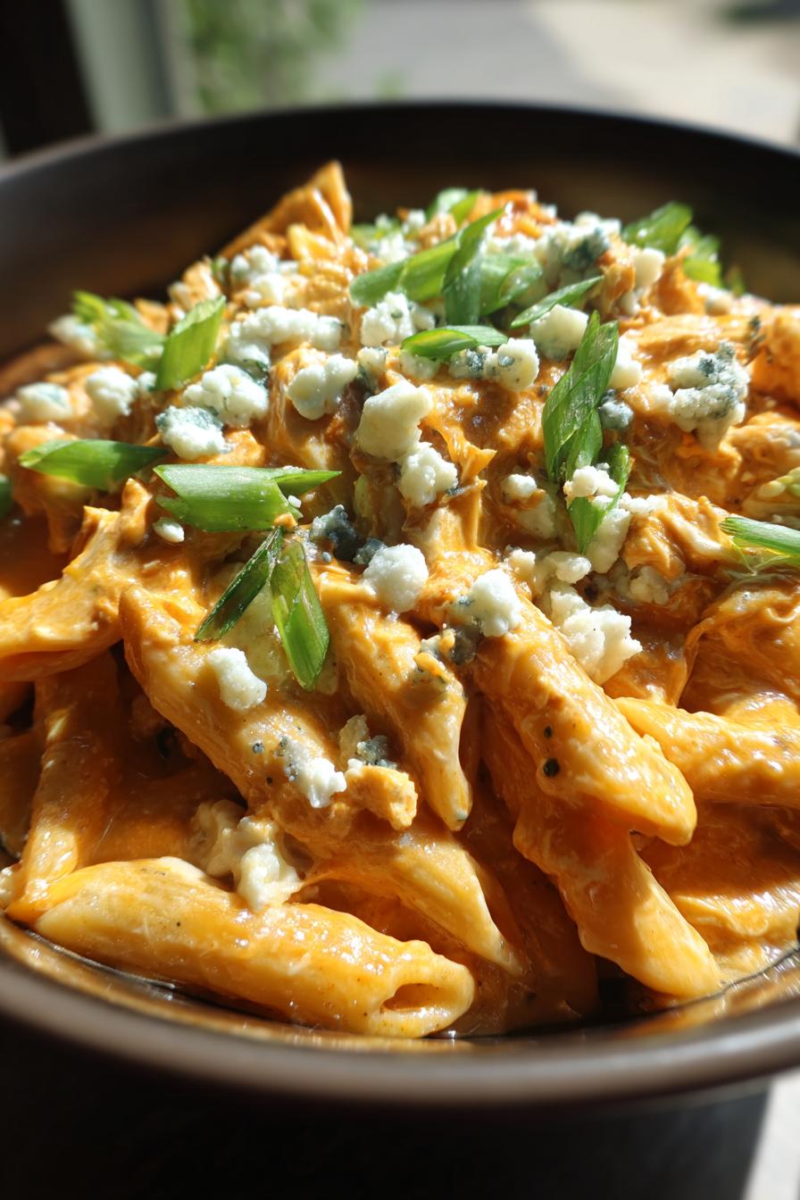 buffalo chicken pasta